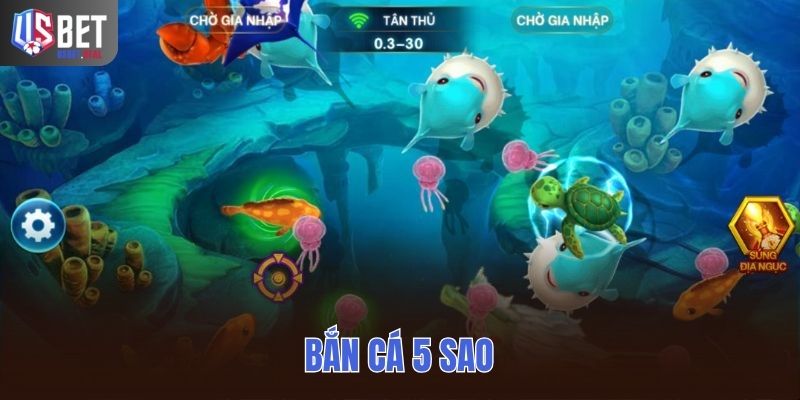 Bắn Cá 5 Sao USBET – Săn Boss Đại Dương, Thưởng Nổ Cực Đã