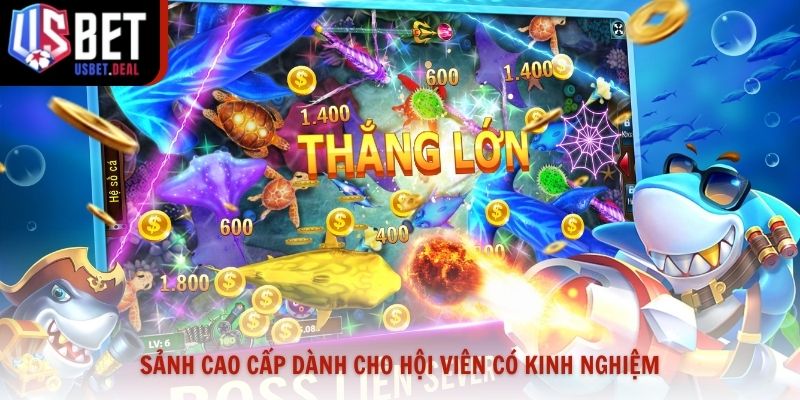 Sảnh cao cấp dành cho hội viên có kinh nghiệm
