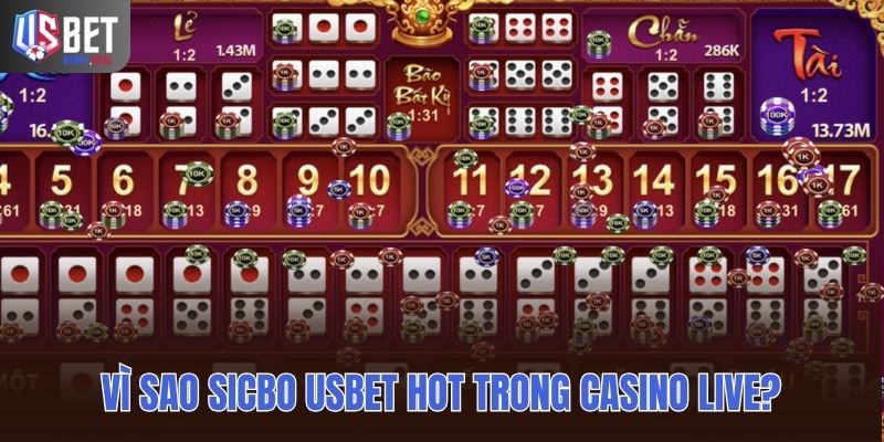 Vì sao Sicbo Usbet hot trong casino live?